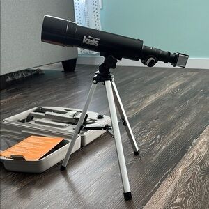 Black and Silver Kids Telescope